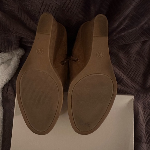 Cognac lace up ankle boots - Picture 4 of 5